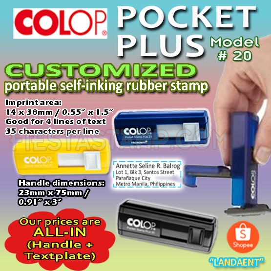 Colop Pocket Plus 20 - Image 11