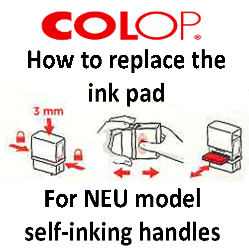 Colop E-10 Replacement Ink Pad - Image 2